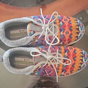 Minnetonka Colorful Patterned Shoes
